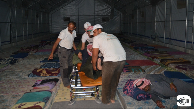 ادلب: قافلة لاجئين جديدة تصل مخيم