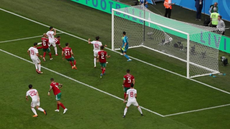 اليوم الثاني للمونديال: هزيمتان لمصر والمغرب.. وتعادل مثير لإسبانيا