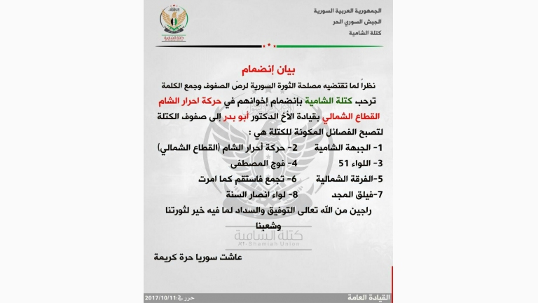 الانشقاقات في الفصائل الإسلامية..سيناريوهات متعددة